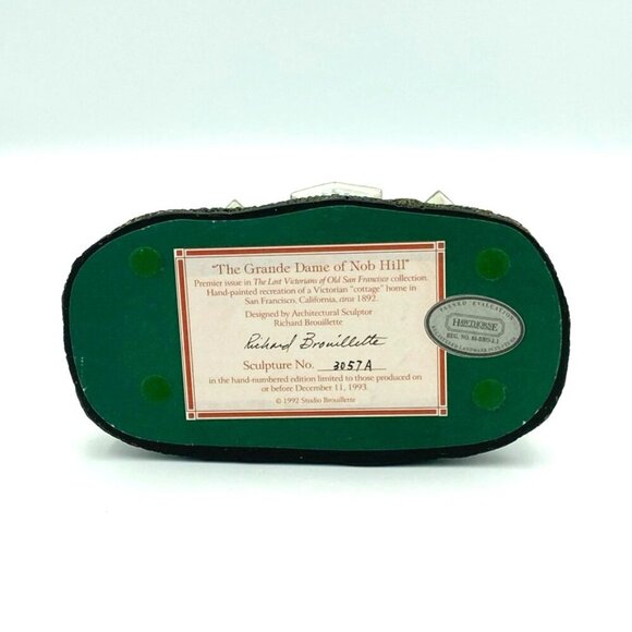 Vtg Hawthorne Village The Grande Dame of Nob Hill Richard Brouillette Victorian - Picture 6 of 6